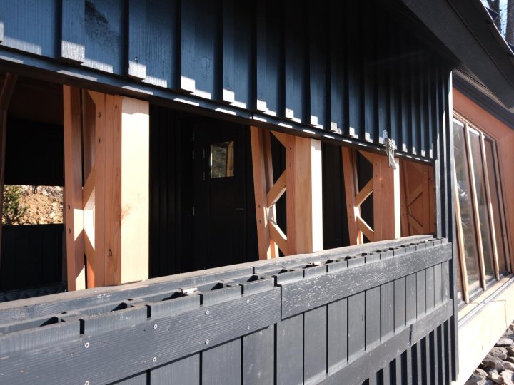 Detail of ANNA Beetle’s movable wooden shell and sliding structure